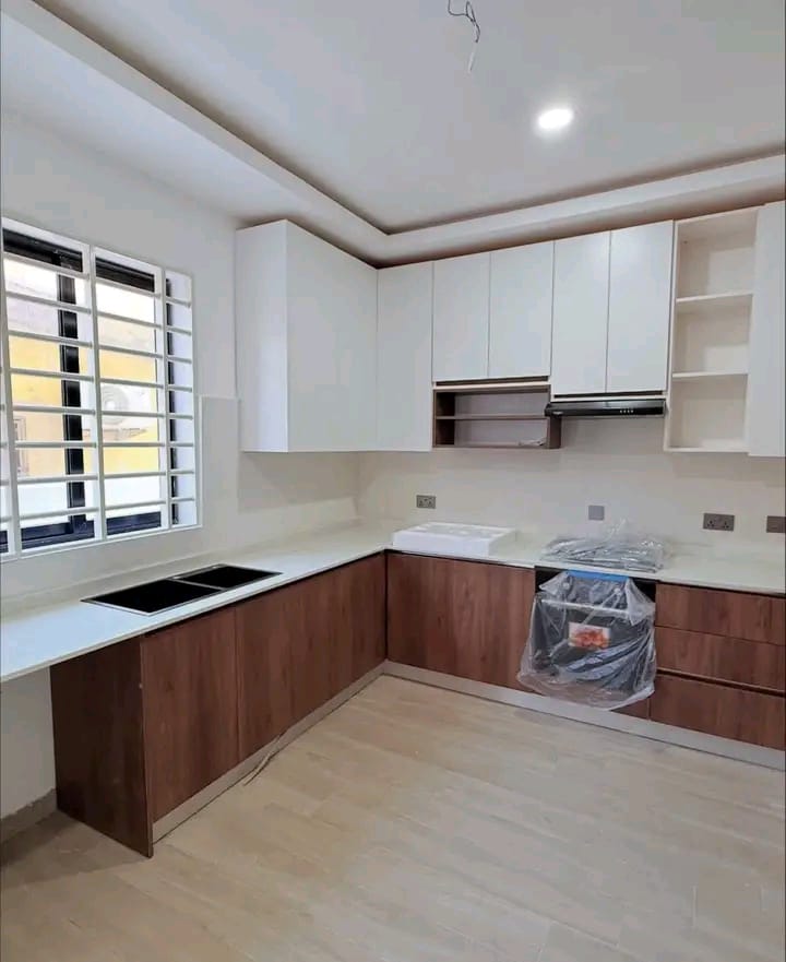 A sleek, contemporary kitchen